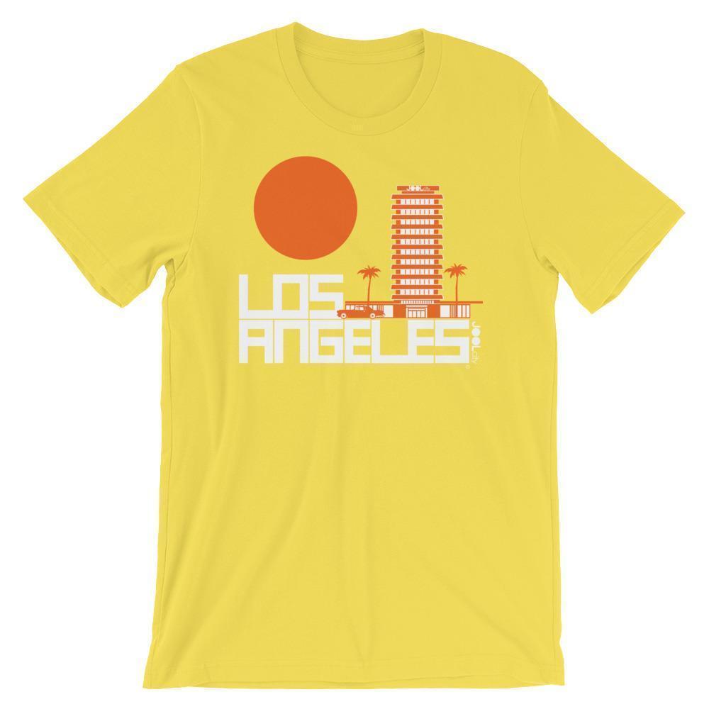 Los Angeles  JOOLcity Tower  Short-Sleeve Men's T-Shirt T-Shirt Yellow / 2XL designed by JOOLcity