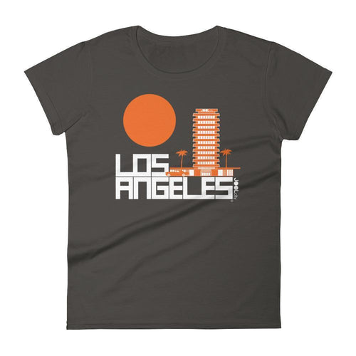 Los Angeles JOOLcity Tower Women's  Short Sleeve T-Shirt T-Shirt Smoke / 2XL designed by JOOLcity