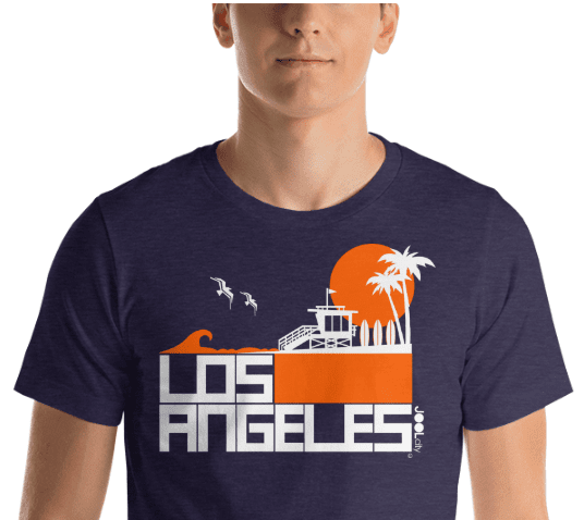 Los Angeles  Lifeguard Love  Short-Sleeve Unisex Men's T-Shirt  designed by JOOLcity