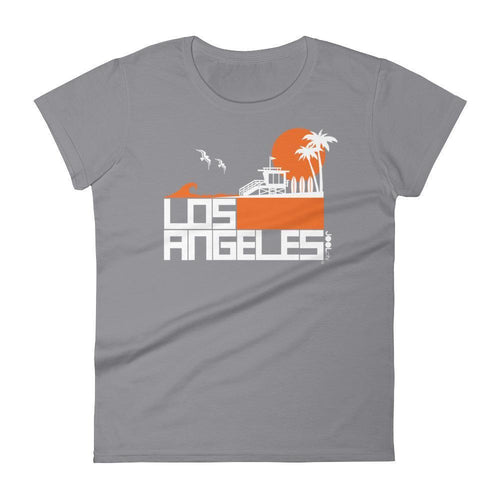 Los Angeles  Lifeguard Love  Women's  Short Sleeve T-Shirt T-Shirt Storm Grey / 2XL designed by JOOLcity