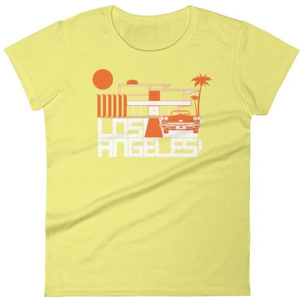 Los Angeles  Mod-House Ride  Women's  Short Sleeve T-Shirt T-Shirt Spring Yellow / 2XL designed by JOOLcity
