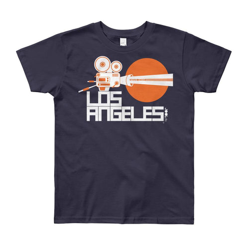 Los Angeles Movie Star Short Sleeve Youth T-shirt T-Shirt Navy / 12yrs designed by JOOLcity