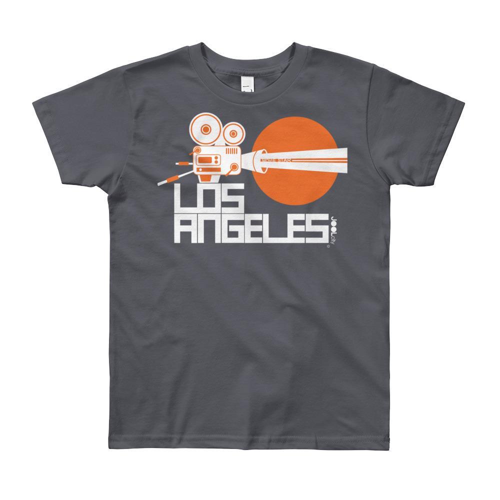 Los Angeles Movie Star Short Sleeve Youth T-shirt T-Shirt Slate / 12yrs designed by JOOLcity