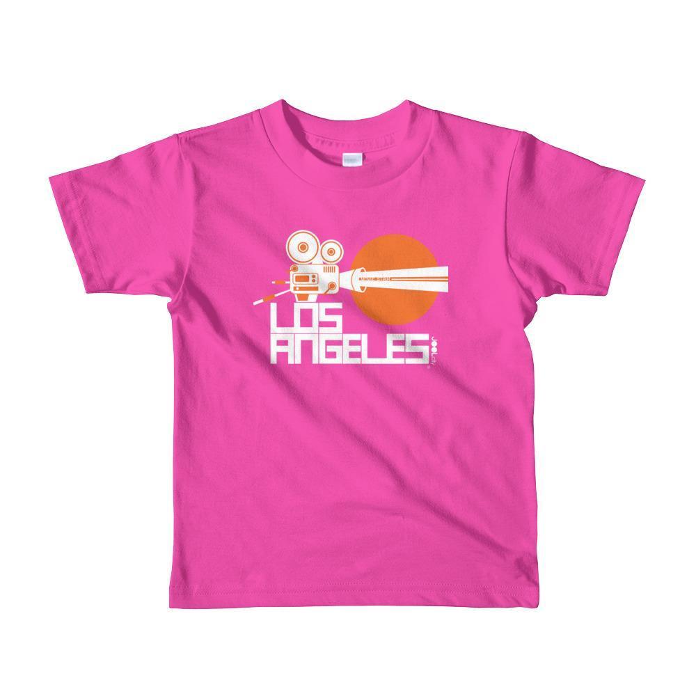 Los Angeles Movie Star Toddler Short-Sleeve T-Shirt T-Shirt Fuchsia / 6yrs designed by JOOLcity