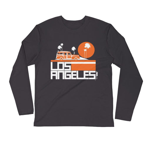 Los Angeles Woody Wagon Long Sleeve Men's T-Shirt T-Shirt 2XL designed by JOOLcity
