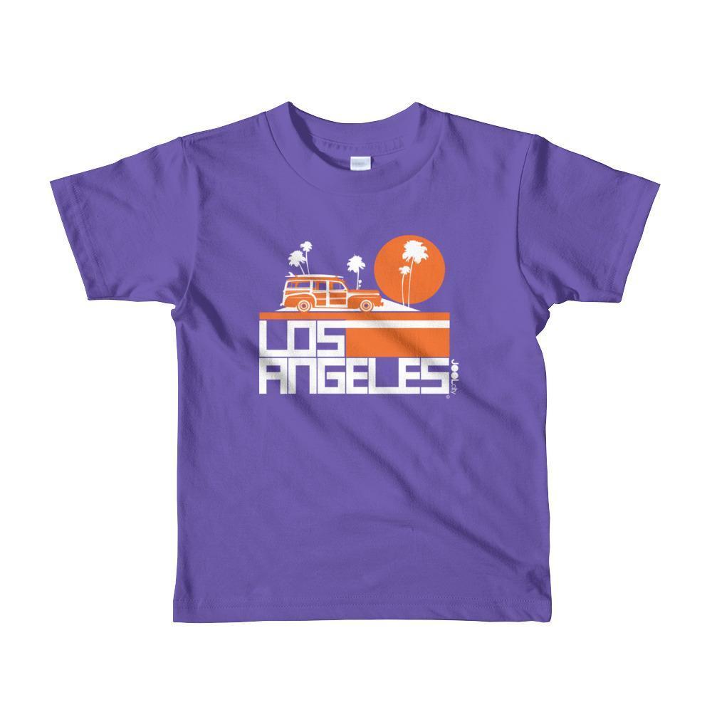 Los Angeles Woody Wagon Toddler Short-Sleeve T-Shirt T-Shirt Purple / 6yrs designed by JOOLcity