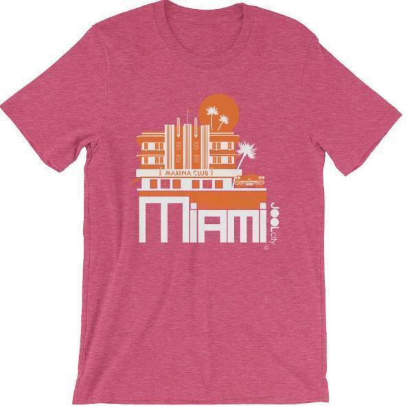Miami Beach Vette Short-Sleeve Men's  T-Shirt T-Shirt Heather Raspberry / 2XL designed by JOOLcity