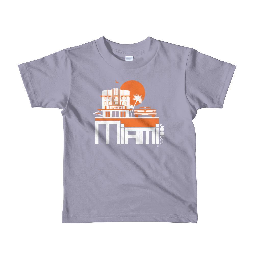 Miami Deco Ride Toddler Short-Sleeve T-Shirt T-Shirt Slate / 6yrs designed by JOOLcity