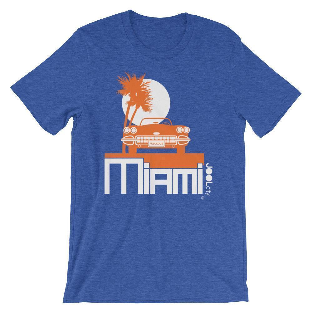Miami Palm Cruise Short-Sleeve Men's  T-Shirt T-Shirt Heather True Royal / 2XL designed by JOOLcity