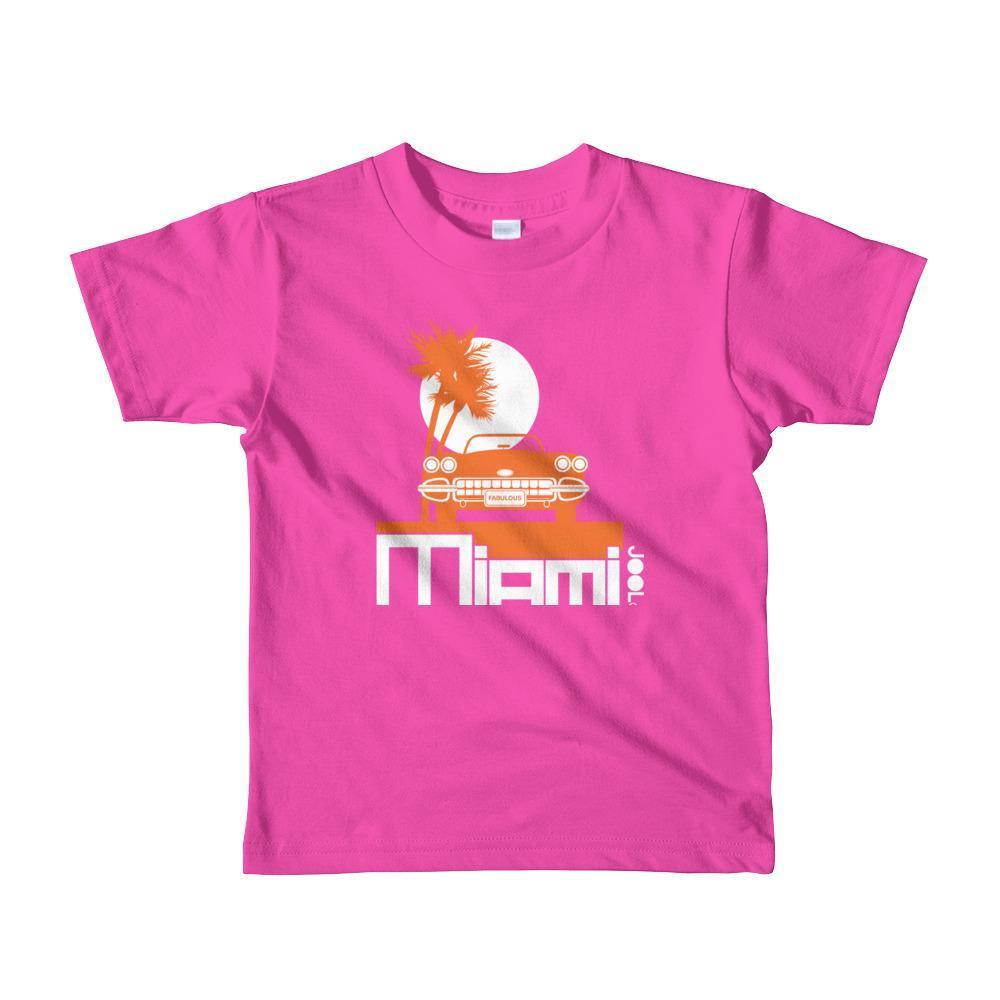 Miami Palm Cruise Toddler Short-Sleeve T-Shirt T-Shirt Fuchsia / 6yrs designed by JOOLcity