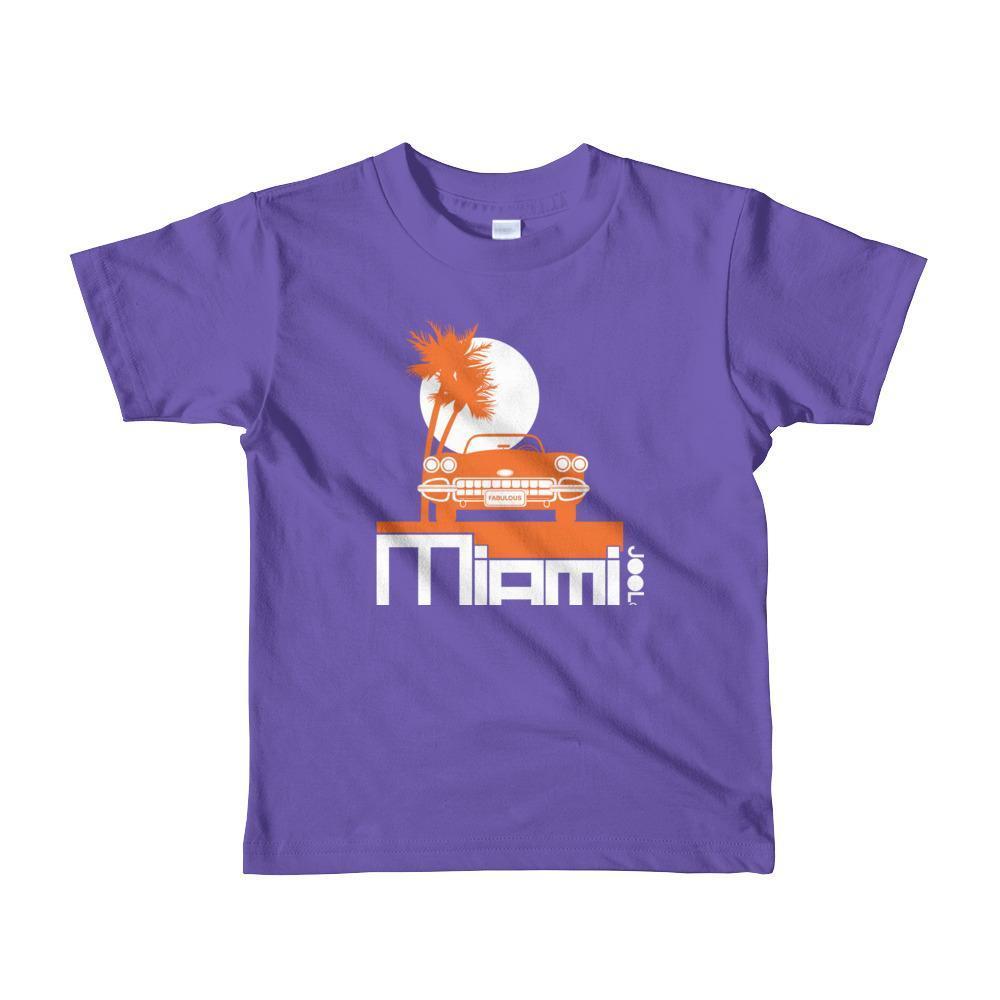 Miami Palm Cruise Toddler Short-Sleeve T-Shirt T-Shirt Purple / 6yrs designed by JOOLcity