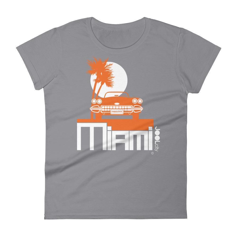 Miami Palm Cruise Women's Short Sleeve T-shirt T-Shirt Storm Grey / 2XL designed by JOOLcity