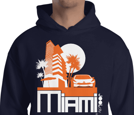 Miami Sleek City Hooded Sweatshirt