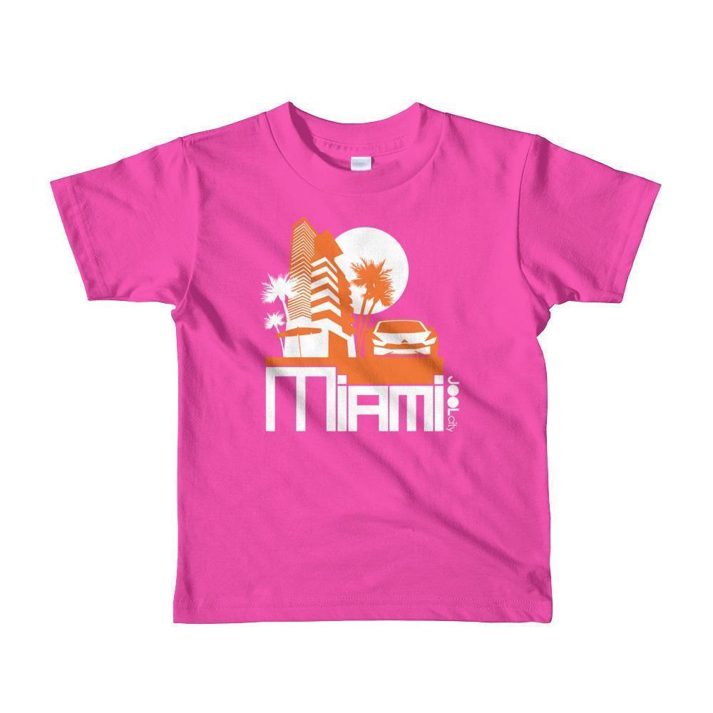 Miami Sleek City Toddler Short-Sleeve T-Shirt T-Shirt Fuchsia / 6yrs designed by JOOLcity