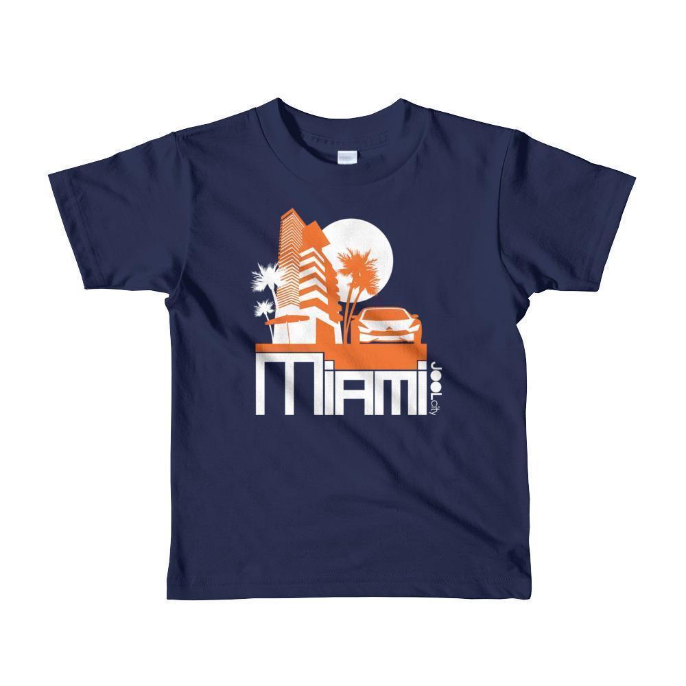 Miami Sleek City Toddler Short-Sleeve T-Shirt T-Shirt Navy / 6yrs designed by JOOLcity