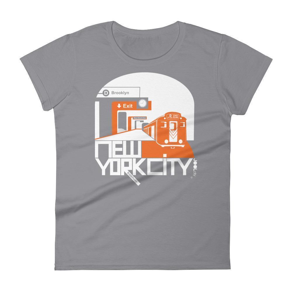 New York Brooklyn Bound Women's  Short Sleeve T-Shirt T-Shirt Storm Grey / 2XL designed by JOOLcity