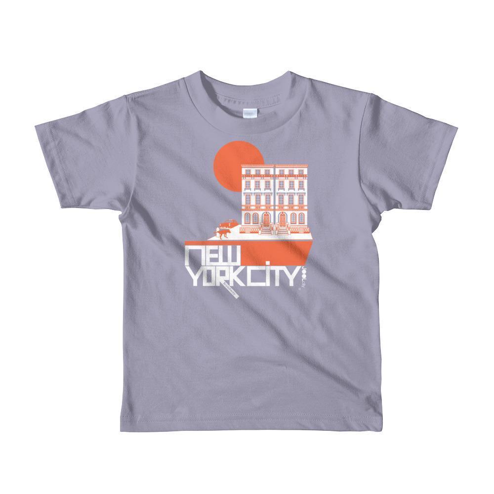 New York Brownstone Doggy Short Sleeve Toddler T-shirt T-Shirt Slate / 6yrs designed by JOOLcity