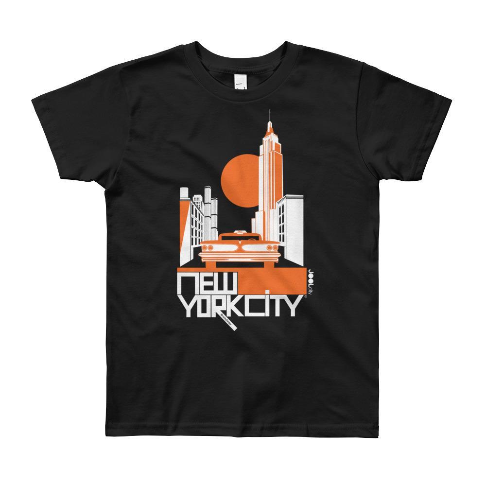 New York Empire Ride Short Sleeve Youth T-shirt T-Shirt Black / 12yrs designed by JOOLcity