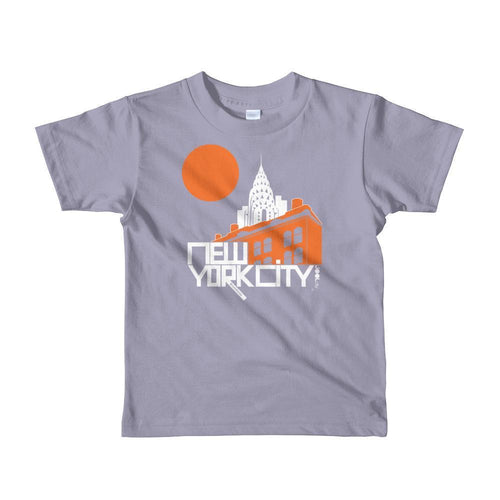 New York Gotham Deco Toddler Short Sleeve T-shirt T-Shirt Slate / 6yrs designed by JOOLcity