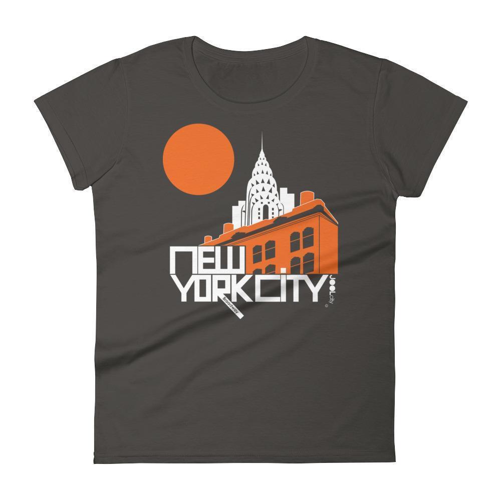 New York Gotham Deco Women's  Short Sleeve T-Shirt T-Shirt Smoke / 2XL designed by JOOLcity