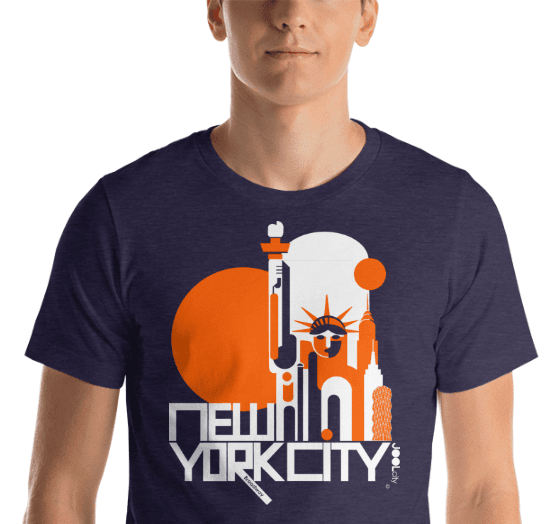 New York Lady Liberty Short-Sleeve Men's  T-Shirt T-Shirt  designed by JOOLcity