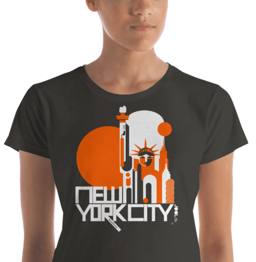 New York Lady Liberty Women's  Short Sleeve T-Shirt T-Shirt  designed by JOOLcity