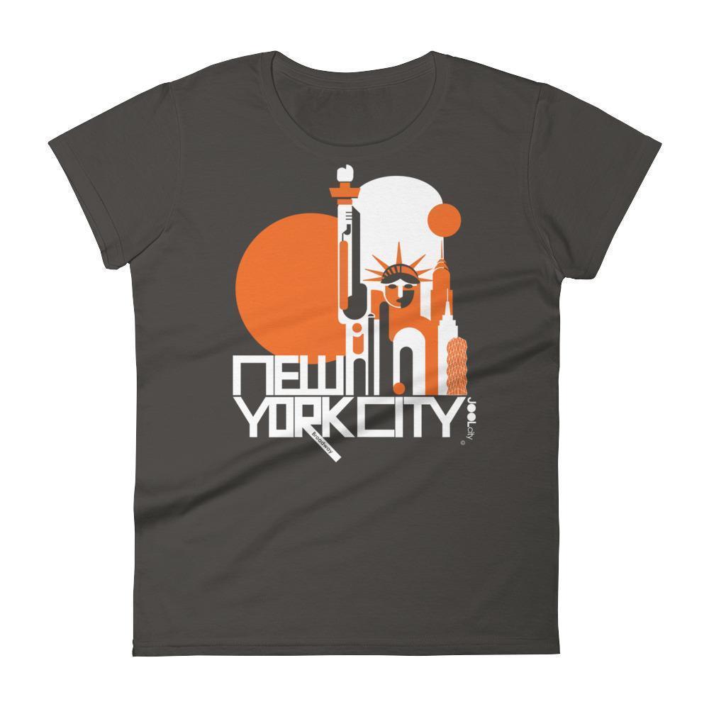 New York Lady Liberty Women's  Short Sleeve T-Shirt T-Shirt Smoke / 2XL designed by JOOLcity