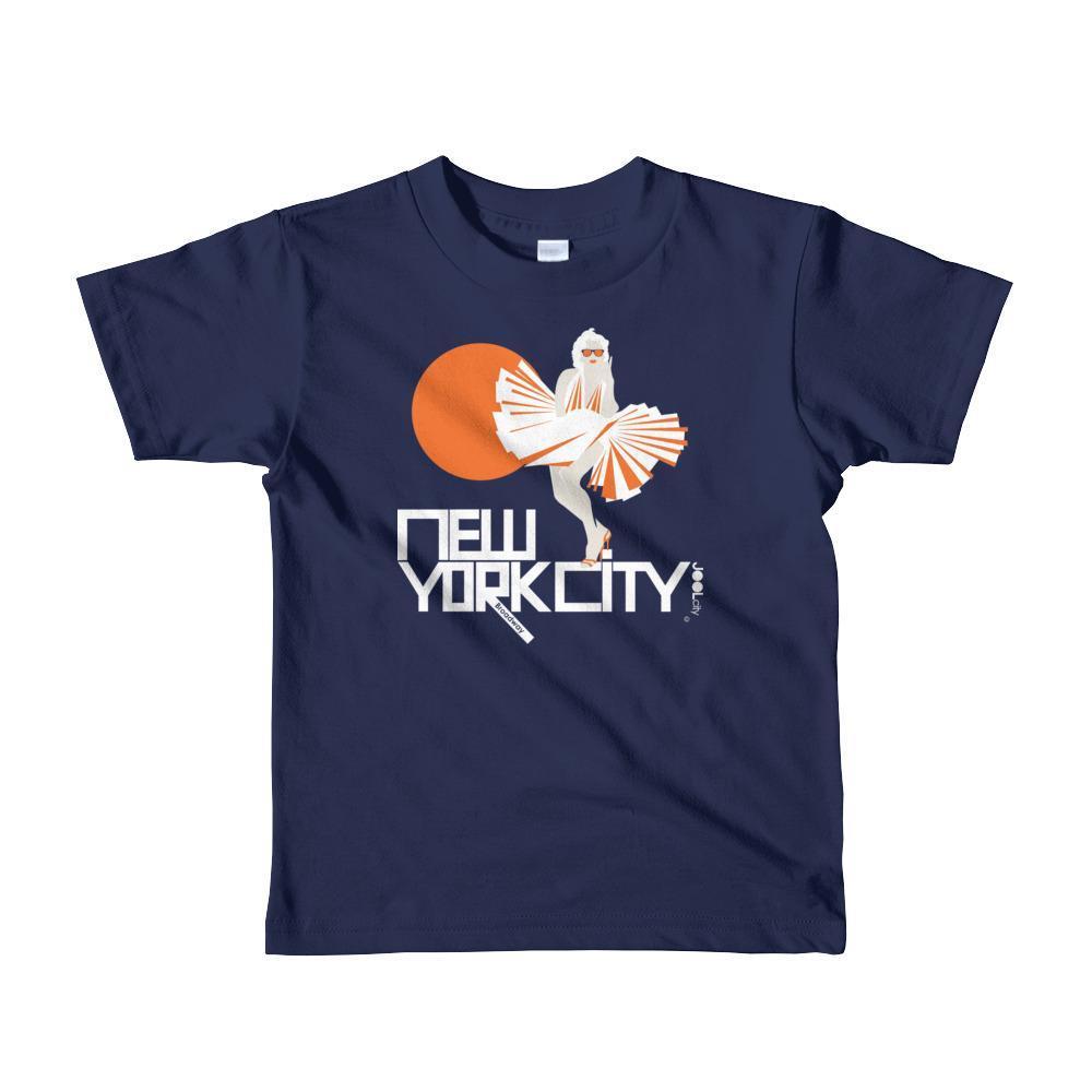 New York My Girl Toddler Short Sleeve T-shirt  Navy / 6yrs designed by JOOLcity