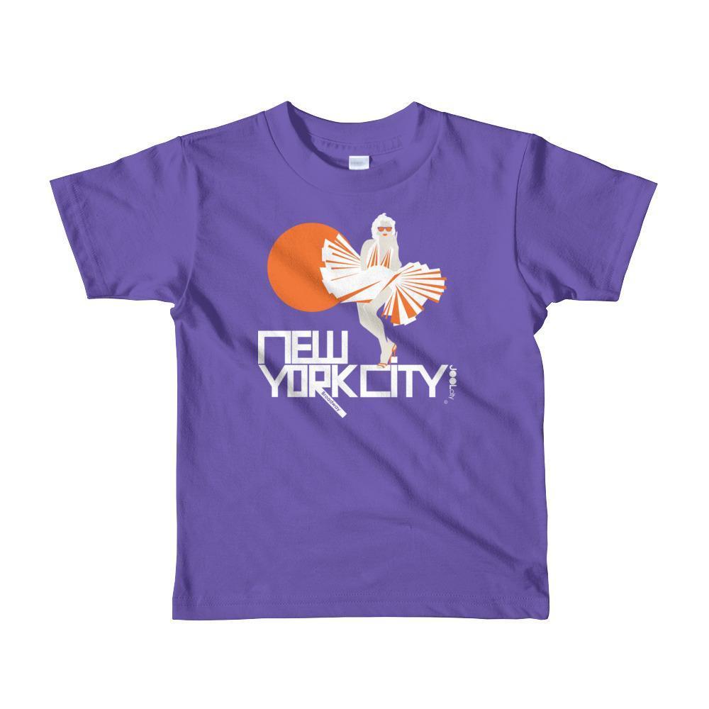 New York My Girl Toddler Short Sleeve T-shirt  Purple / 6yrs designed by JOOLcity