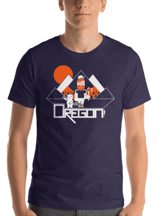 Oregon  Lumber Jack Love  Short-Sleeve Men's  T-Shirt T-Shirt  designed by JOOLcity