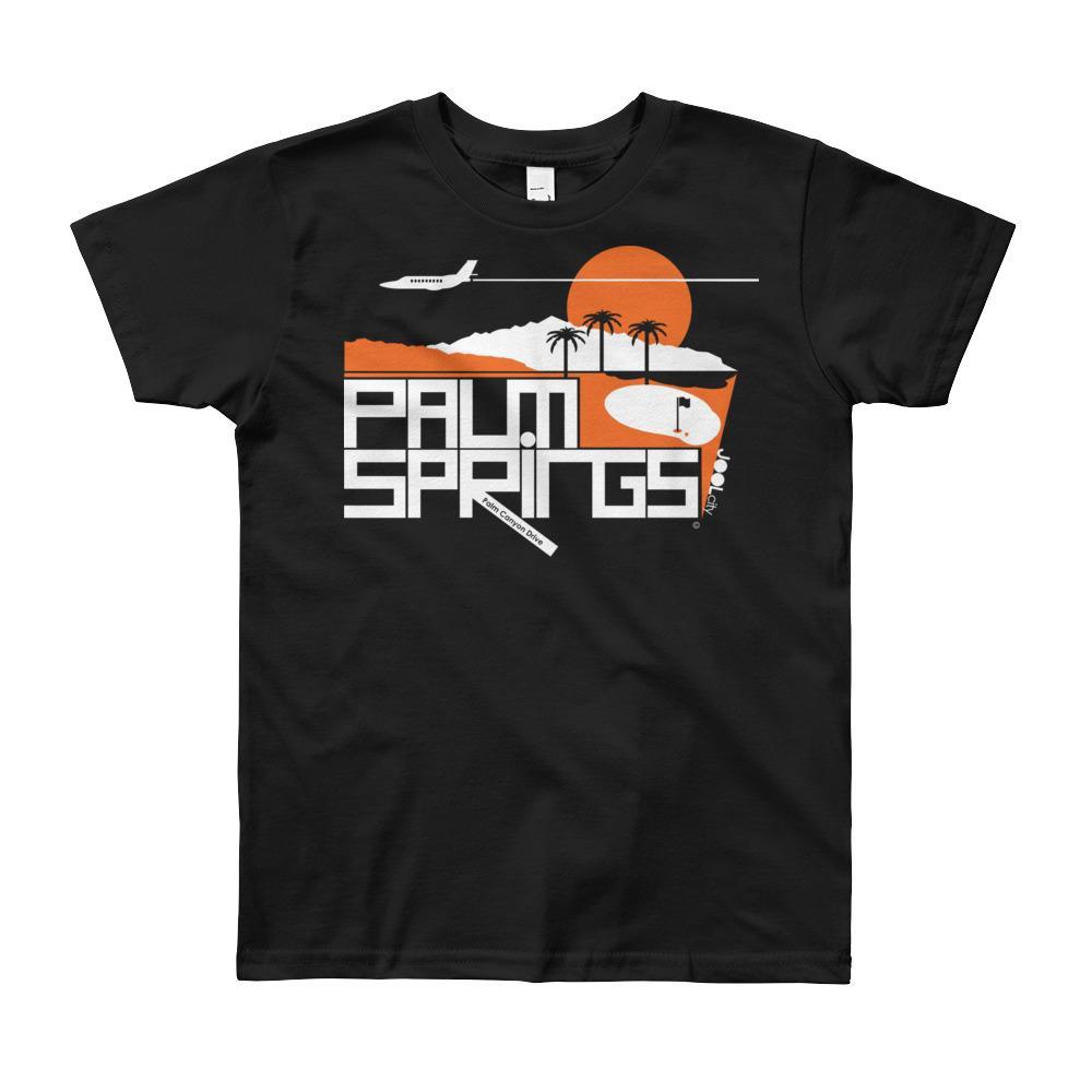 Palm Springs Country Club Short Sleeve Youth T-shirt T-Shirt Black / 12yrs designed by JOOLcity