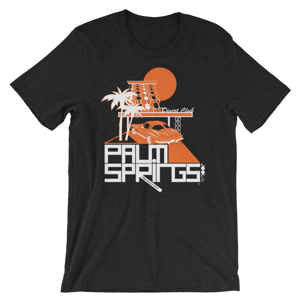 Palm Springs Desert Club Short-Sleeve Men's  T-Shirt T-Shirt Black Heather / 2XL designed by JOOLcity