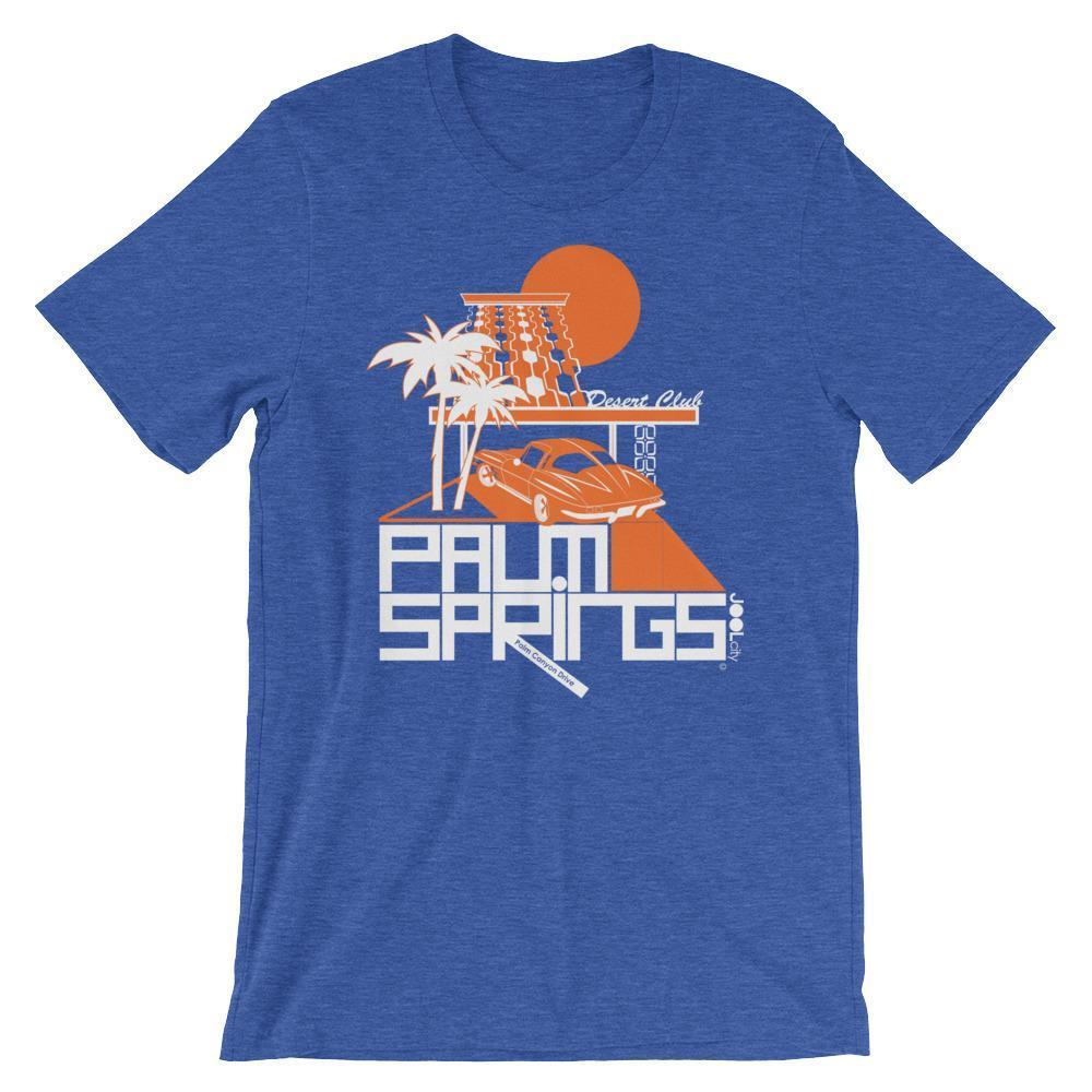 Palm Springs Desert Club Short-Sleeve Men's  T-Shirt T-Shirt Heather True Royal / 2XL designed by JOOLcity
