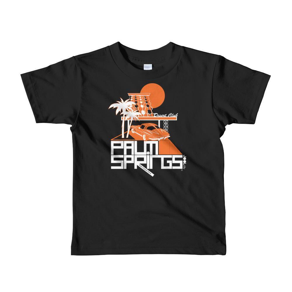 Palm Springs Desert Club Toddler Short Sleeve T-shirt T-Shirt Black / 6yrs designed by JOOLcity