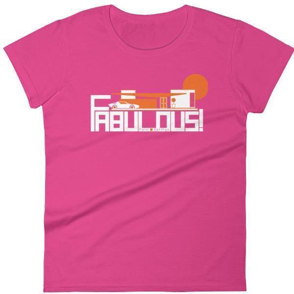 Palm Springs  FABULOUS Women's  Short Sleeve T-Shirt T-Shirt Hot Pink / 2XL designed by JOOLcity