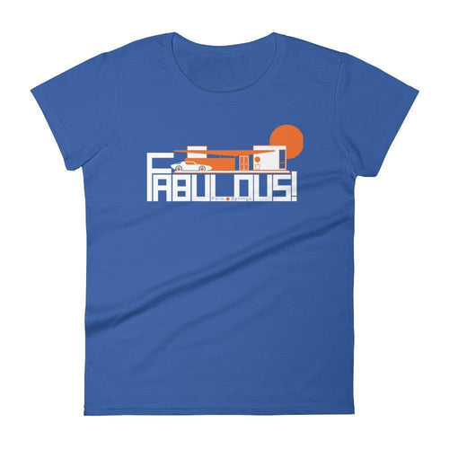 Palm Springs  FABULOUS Women's  Short Sleeve T-Shirt T-Shirt Royal Blue / 2XL designed by JOOLcity