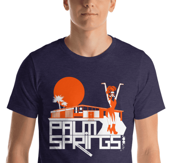 Palm Springs Glam Girl Short-Sleeve Men's T-Shirt T-Shirt  designed by JOOLcity