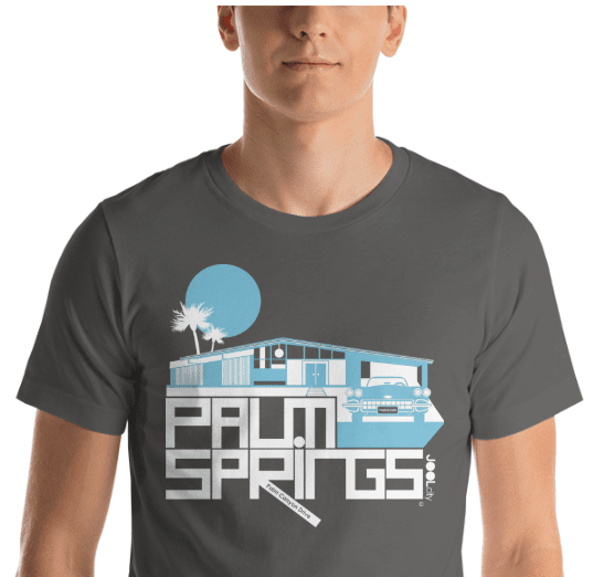 Palm Springs Glam Ranch Short-Sleeve Men's  T-Shirt T-Shirt  designed by JOOLcity