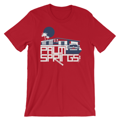 Palm Springs Glam Ranch Short-Sleeve Men's  T-Shirt T-Shirt Red / 2XL designed by JOOLcity