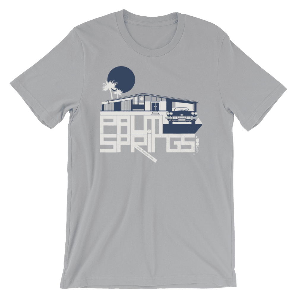 Palm Springs Glam Ranch Short-Sleeve Men's  T-Shirt T-Shirt Silver / 2XL designed by JOOLcity