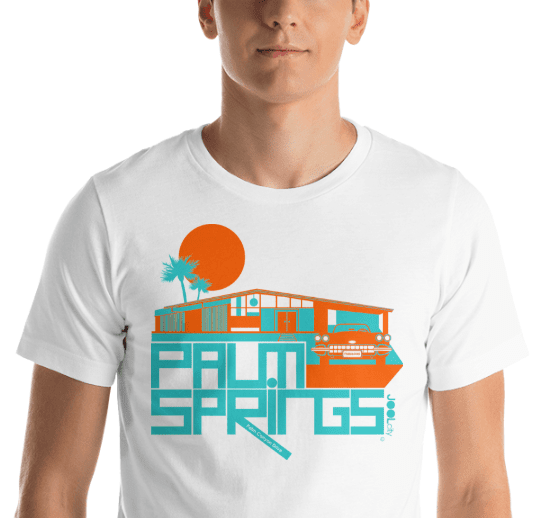 Palm Springs Glam Ranch Short-Sleeve Unisex T-Shirt T-Shirt  designed by JOOLcity
