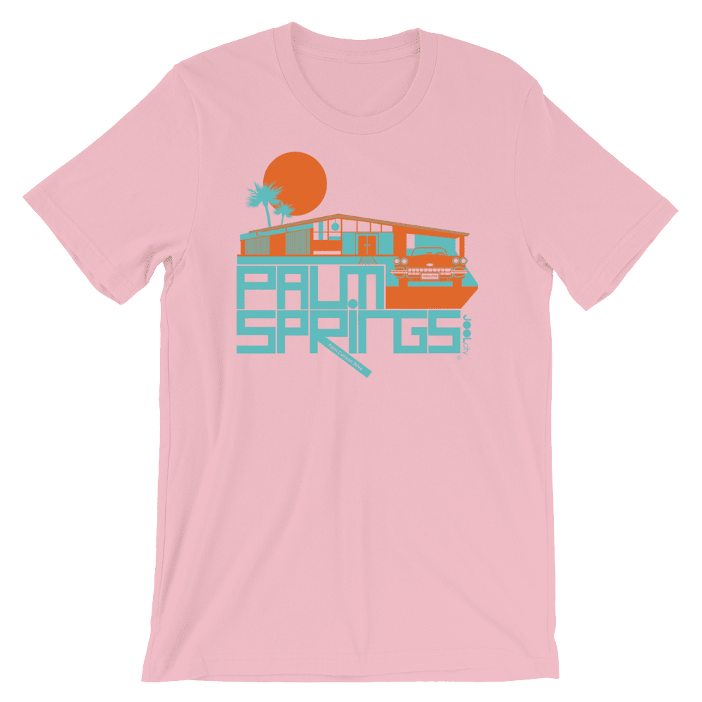 Palm Springs Glam Ranch Short-Sleeve Unisex T-Shirt T-Shirt Pink / 2XL designed by JOOLcity