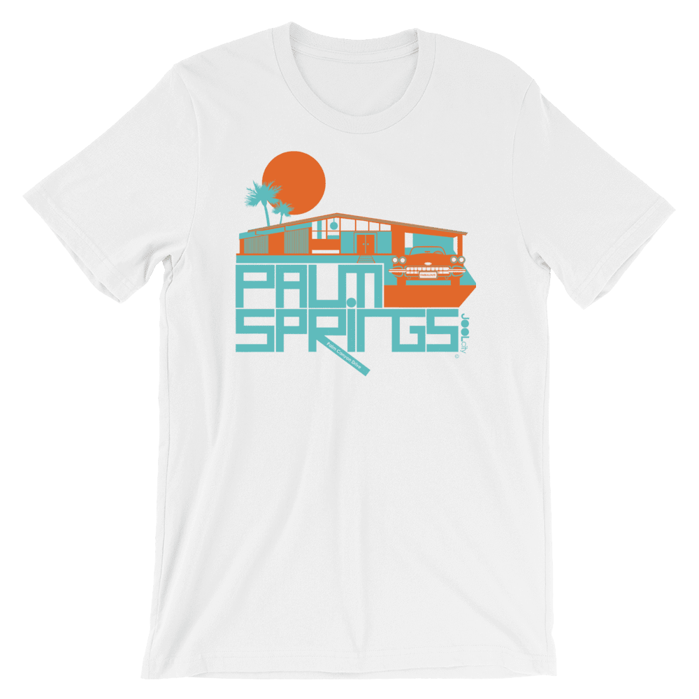 Palm Springs Glam Ranch Short-Sleeve Unisex T-Shirt T-Shirt White / 2XL designed by JOOLcity