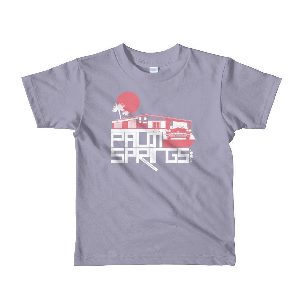 Palm Springs Glam Ranch Toddler Short Sleeve T-shirt T-Shirt Slate / 6yrs designed by JOOLcity