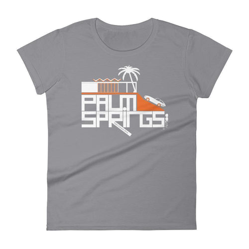 Palm Springs Hill House  Women's Short Sleeve T-Shirt T-Shirt Storm Grey / 2XL designed by JOOLcity