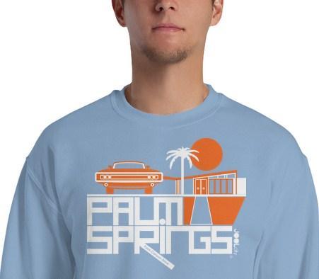 Palm Springs Mod Car Sweatshirt