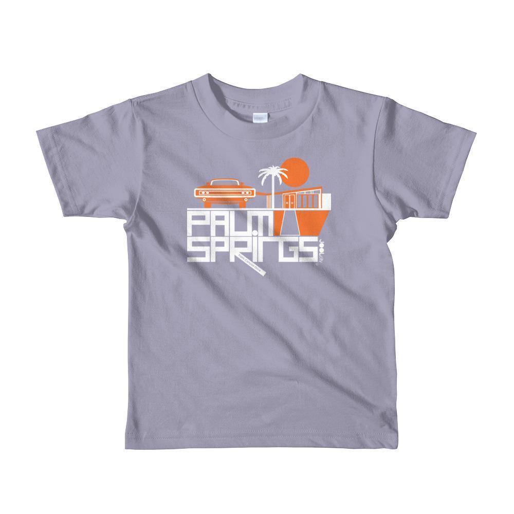 Palm Springs Mod Car Toddler Short Sleeve T-shirt T-Shirt Slate / 6yrs designed by JOOLcity