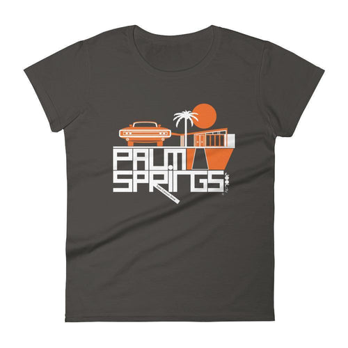 Palm Springs Mod-Car Women's Short Sleeve T-Shirt T-Shirt Smoke / 2XL designed by JOOLcity