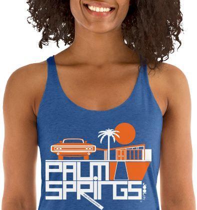 Palm Springs Mod Car Women's Tank Top