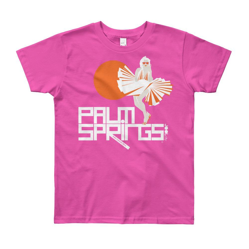 Palm Springs My Girl Short Sleeve Youth T-shirt T-Shirt Fuchsia / 12yrs designed by JOOLcity